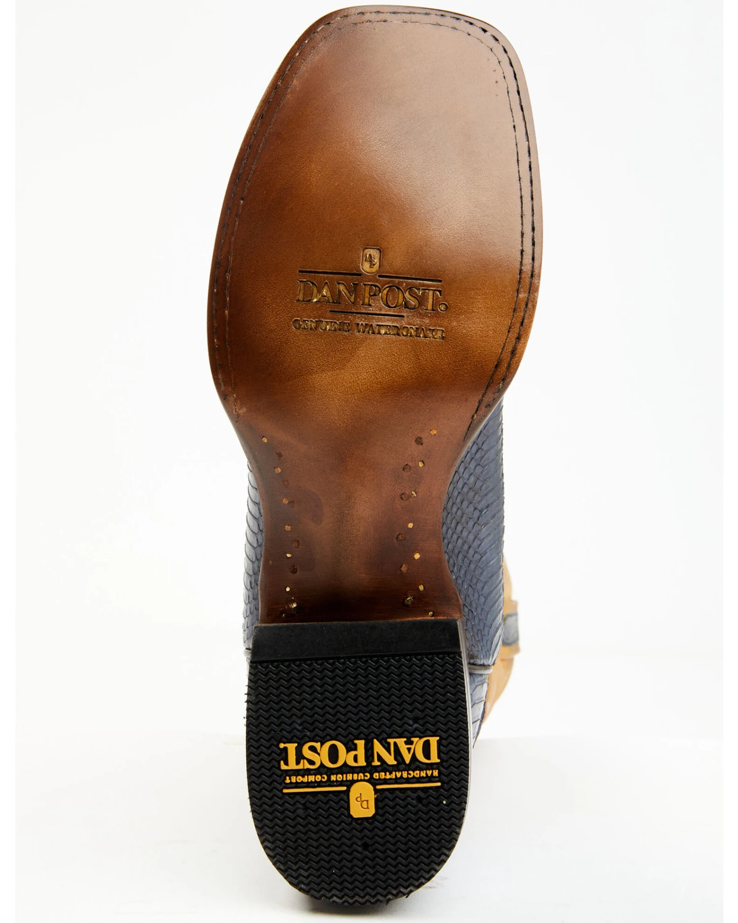 Dan Post Men's Exotic Water Snake Western Boots - Broad Square Toe 3 Dan Post Men's Exotic Water Snake Western Boots - Broad Square Toe - Image 3