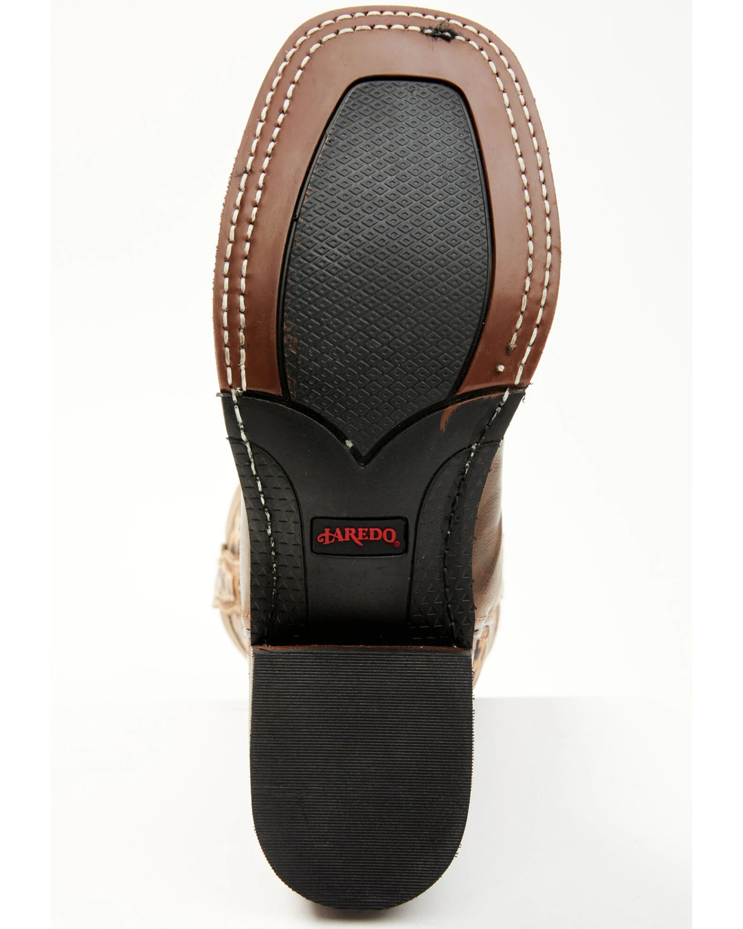 Laredo Women's Leopard Print Western Performance Boots - Broad Square Toe 3 Laredo Women's Leopard Print Western Performance Boots - Broad Square Toe - Image 3