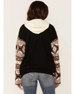 Paramount Network's Yellowstone Women's Mauve Southwestern Sleeve Hoodie Pullover 6 Paramount Network's Yellowstone Women's Mauve Southwestern Sleeve Hoodie Pullover -Modern Fashion Sales 2000356684 661 P3