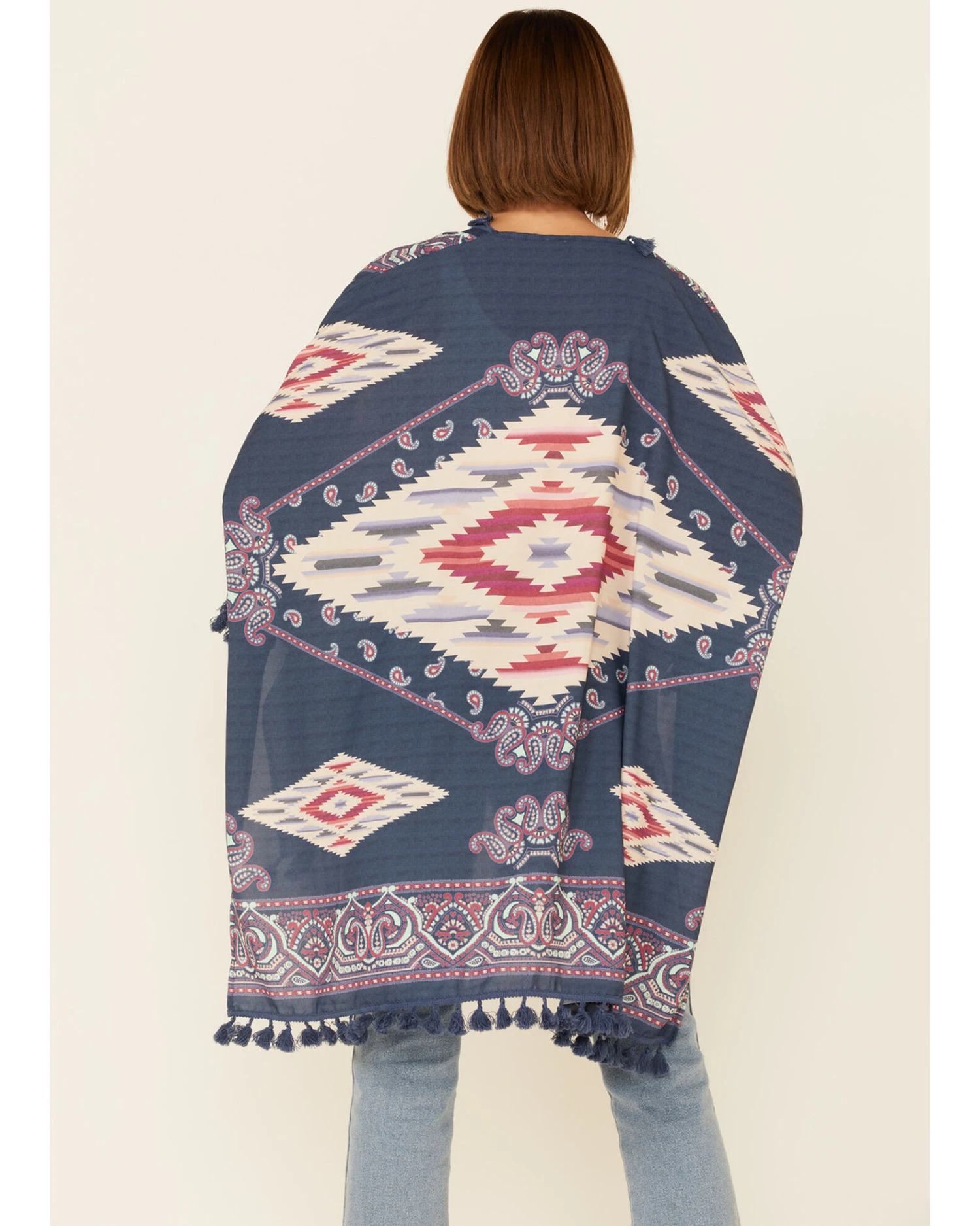 Tasha Polizzi Women's Marrakesh Tile Print Duster 3 Tasha Polizzi Women's Marrakesh Tile Print Duster - Image 3