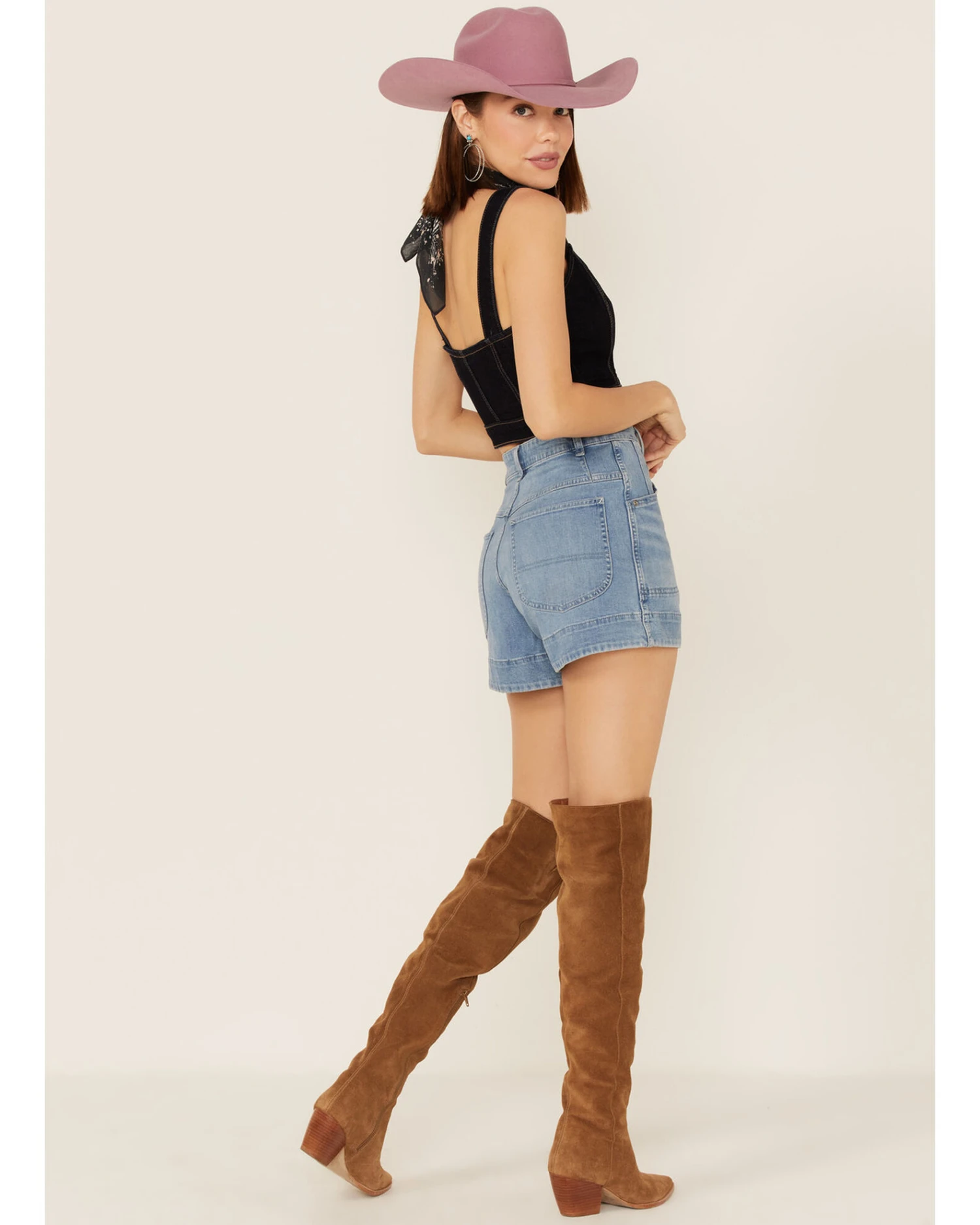 Lee Women's Vintage Daydream Modern High Rise All Purpose Side Zip Shorts 4 Lee Women's Vintage Daydream Modern High Rise All Purpose Side Zip Shorts - Image 4