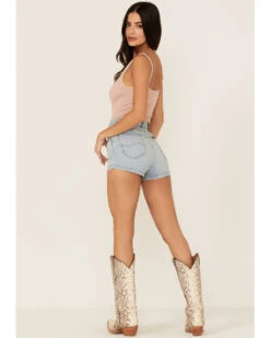 Lee Women's Vintage Modern High Rise Laundered Light Shorts -Modern Fashion Sales 2000356763 450 P3