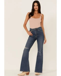 Lee Women's Fast Lane Vintage Modern High Rise Flare Jeans 6 Lee Women's Fast Lane Vintage Modern High Rise Flare Jeans -Modern Fashion Sales 2000356773 400 P1