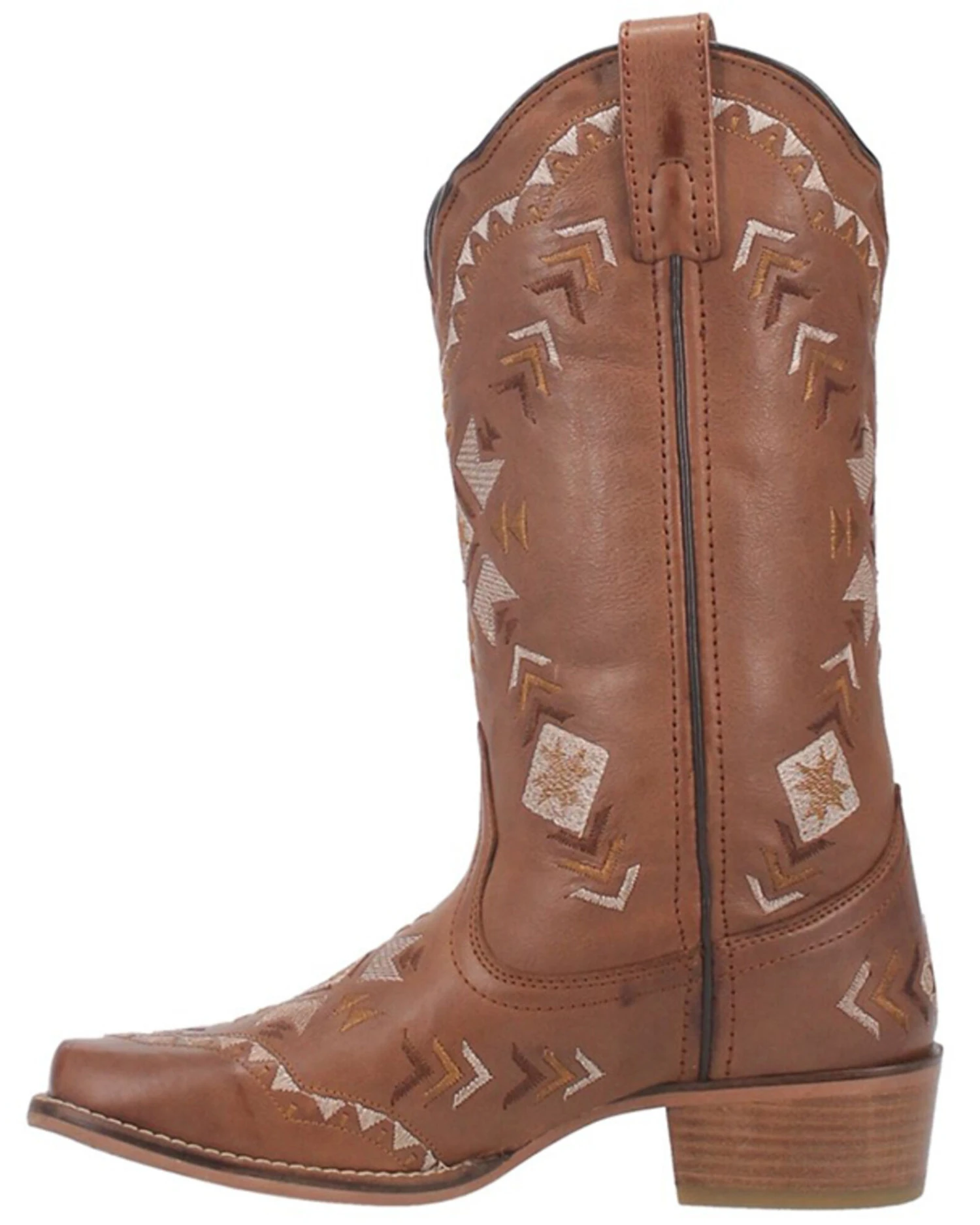 Dingo Women's Mesa Southwestern Embroidered Leather Western Boot - Square Toe 7 Dingo Women's Mesa Southwestern Embroidered Leather Western Boot - Square Toe - Image 7