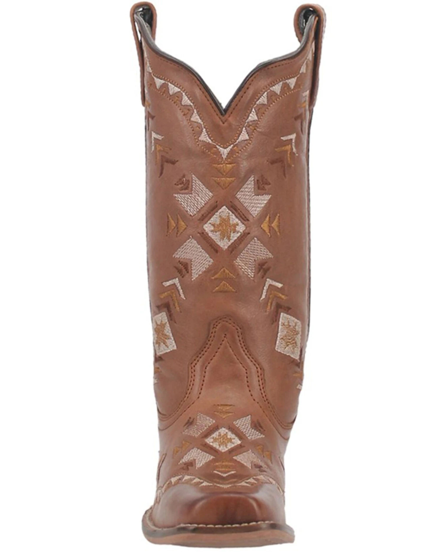 Dingo Women's Mesa Southwestern Embroidered Leather Western Boot - Square Toe 4 Dingo Women's Mesa Southwestern Embroidered Leather Western Boot - Square Toe - Image 4