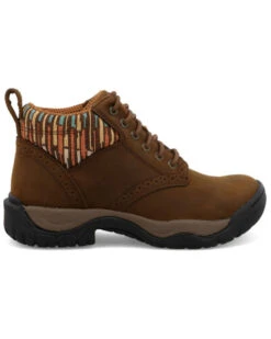Twisted X Women's 4" All Around Lace-Up Hiking Multi Brown Work Boot - Round Toe -Modern Fashion Sales 2000356831 200 P2