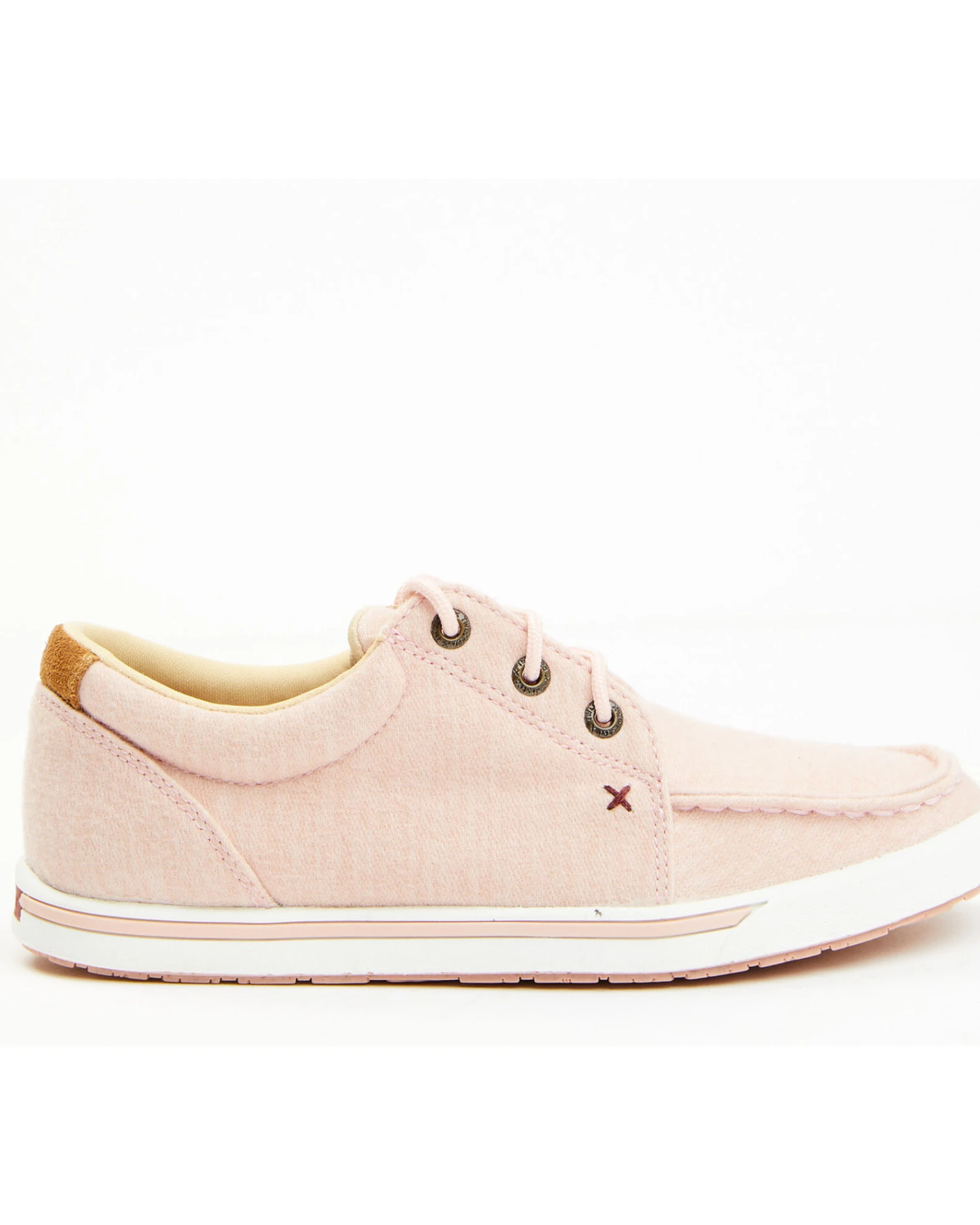 Twisted X Women's Baby Pink Casual Shoes - Moc Toe 1 Twisted X Women's Baby Pink Casual Shoes - Moc Toe