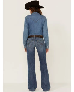 Ariat Women's Jennifer Eleanor Wide Trouser Flare Jeans -Modern Fashion Sales 2000357686 400 P3