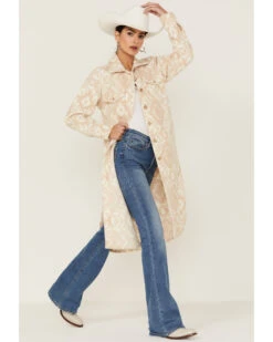 Shyanne Women's Southwestern Knit Duster Shacket