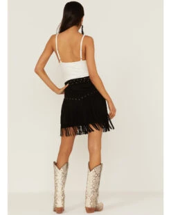 Idyllwind Women's Maxwell Ave Tiered Faux Suede Mini Skirt -Modern Fashion Sales 2000359133 001 P3