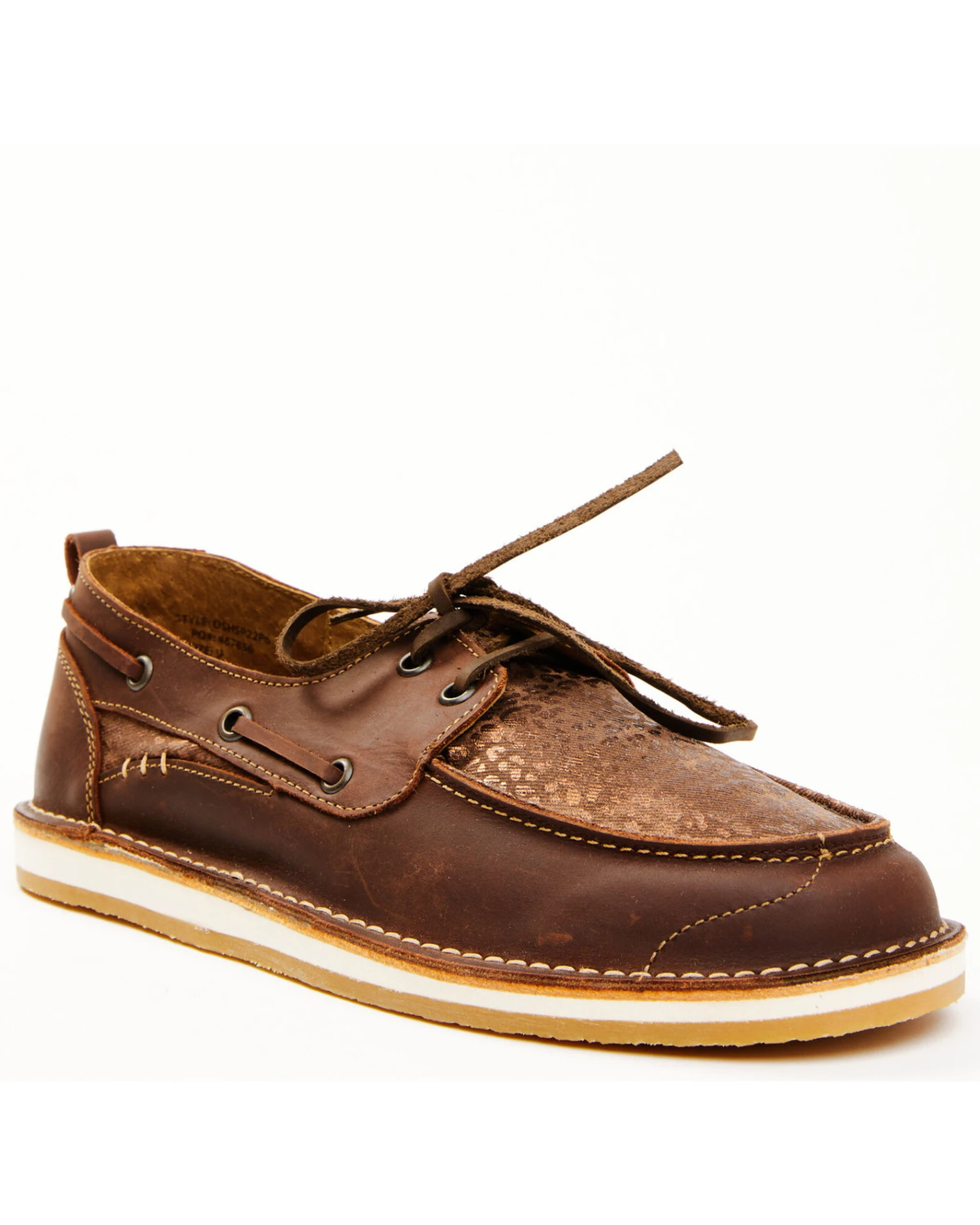 RANK 45 Women's Remi Metallic Cheetah Print Slip-On Casual Shoes - Moc Toe 6 RANK 45 Women's Remi Metallic Cheetah Print Slip-On Casual Shoes - Moc Toe - Image 6