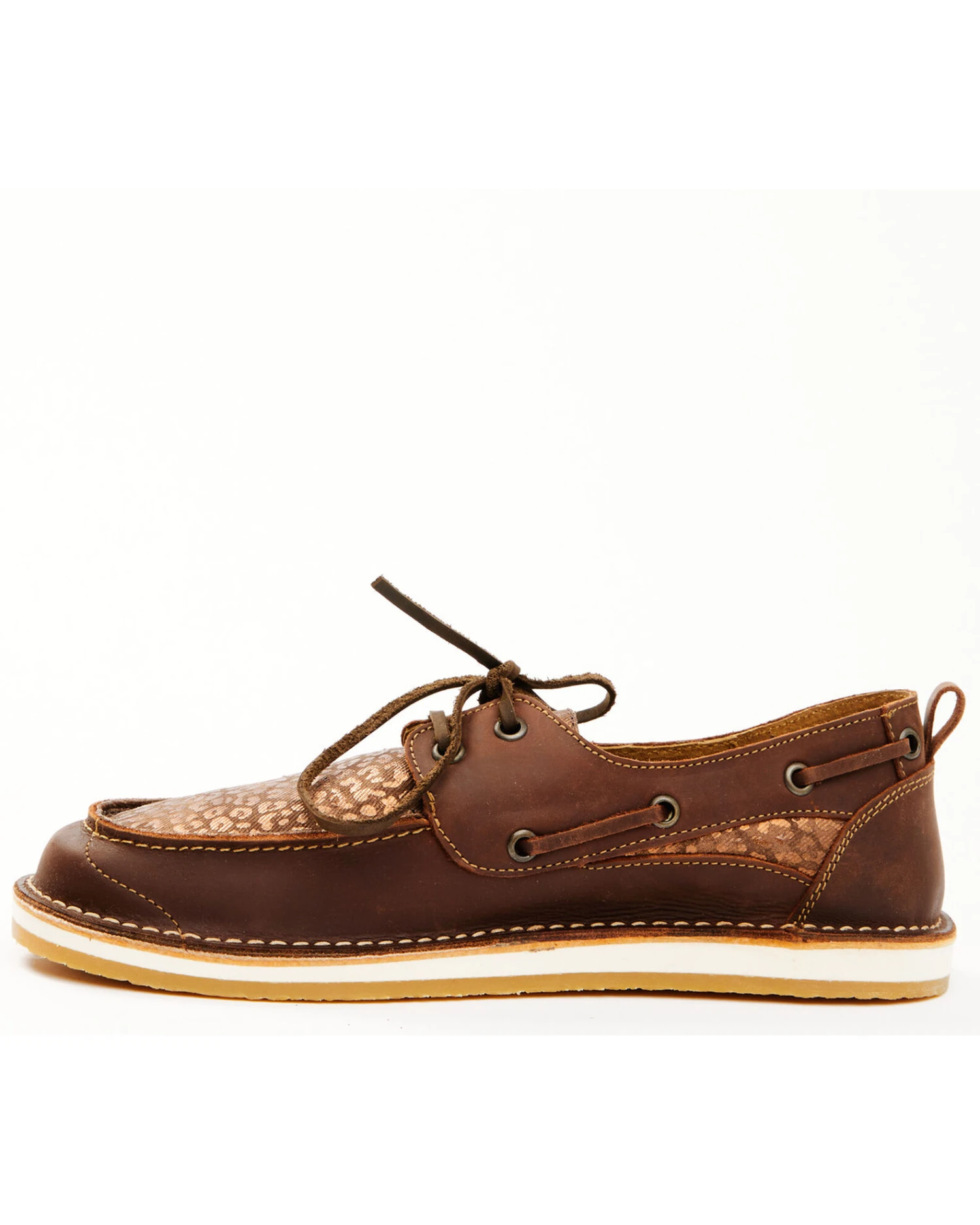 RANK 45 Women's Remi Metallic Cheetah Print Slip-On Casual Shoes - Moc Toe 4 RANK 45 Women's Remi Metallic Cheetah Print Slip-On Casual Shoes - Moc Toe - Image 4