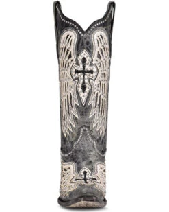 Corral Women's Cross & Wings Overlay Western Boots - Snip Toe -Modern Fashion Sales 2000360097 001 P3