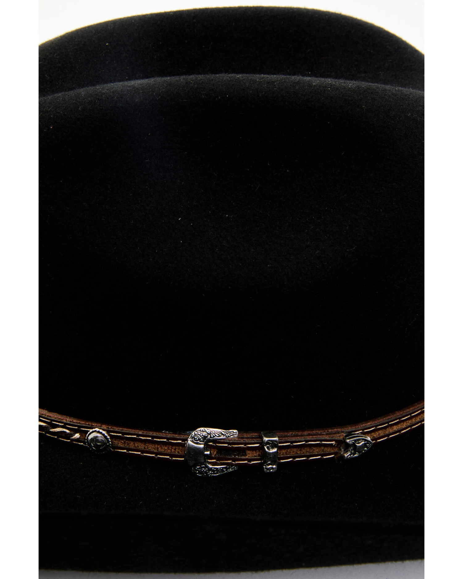 Cody James Men's 3X Black Leather Lace Band Wool Felt Western Hat 1 Cody James Men's 3X Black Leather Lace Band Wool Felt Western Hat