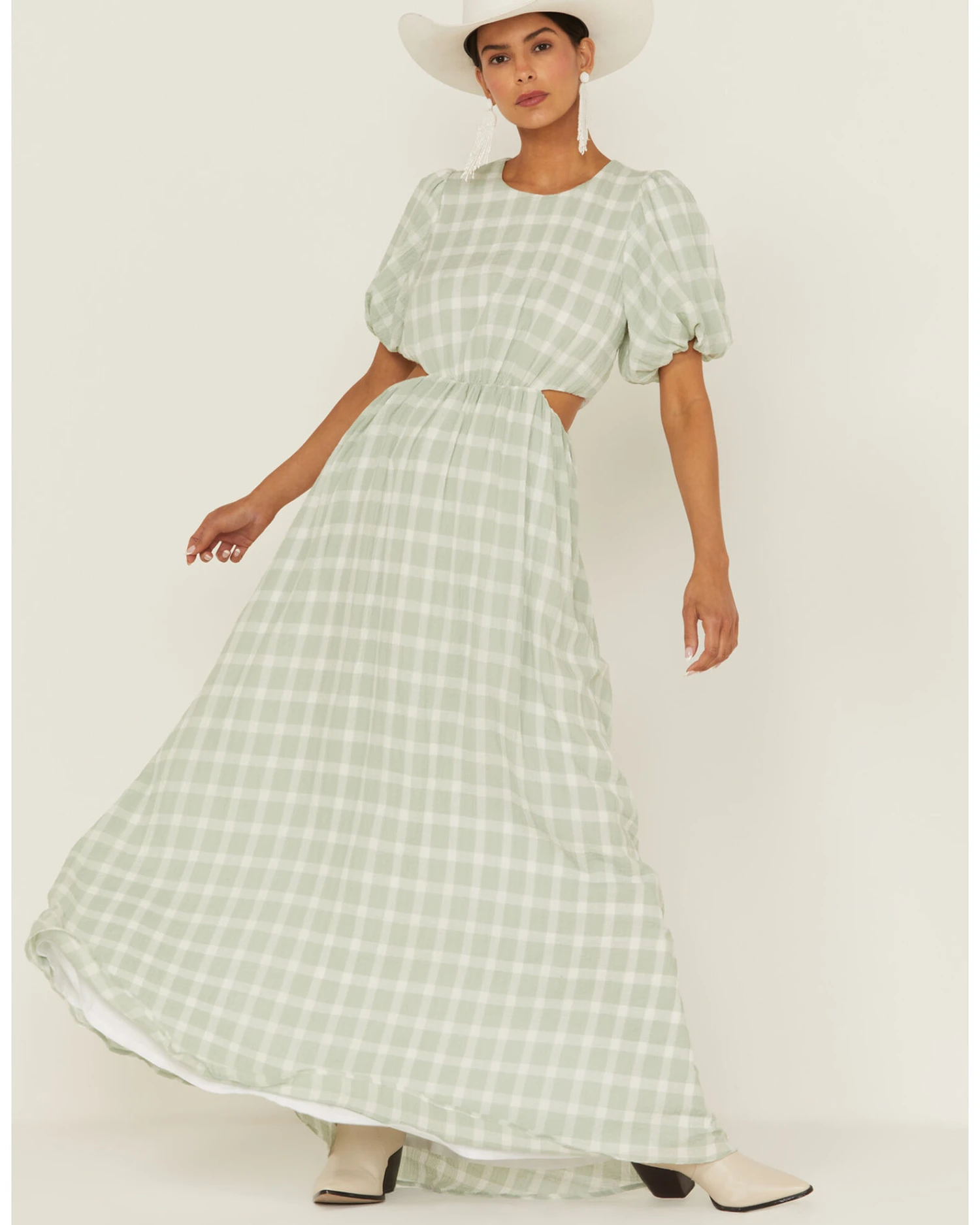 Show Me Your Mumu Women's Eloise Plaid Maxi Dress 2 Show Me Your Mumu Women's Eloise Plaid Maxi Dress - Image 2