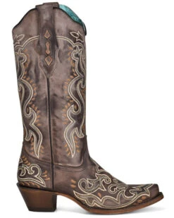 Corral Women's Brown Embroidery Western Boots - Snip Toe -Modern Fashion Sales 2000361044 200 P2