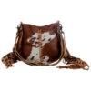Myra Bag Women's Edgy Cowhide Satchel Bag