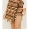 Tasha Polizzi Women's Monument Valley Serape Wrap Fringe Skirt