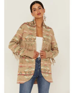 Tasha Polizzi Women's Catalina Southwestern Fringe Cardigan -Modern Fashion Sales 2000362889 295 P1