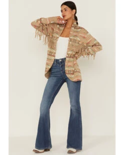 Tasha Polizzi Women's Catalina Southwestern Fringe Cardigan -Modern Fashion Sales 2000362889 295 P2