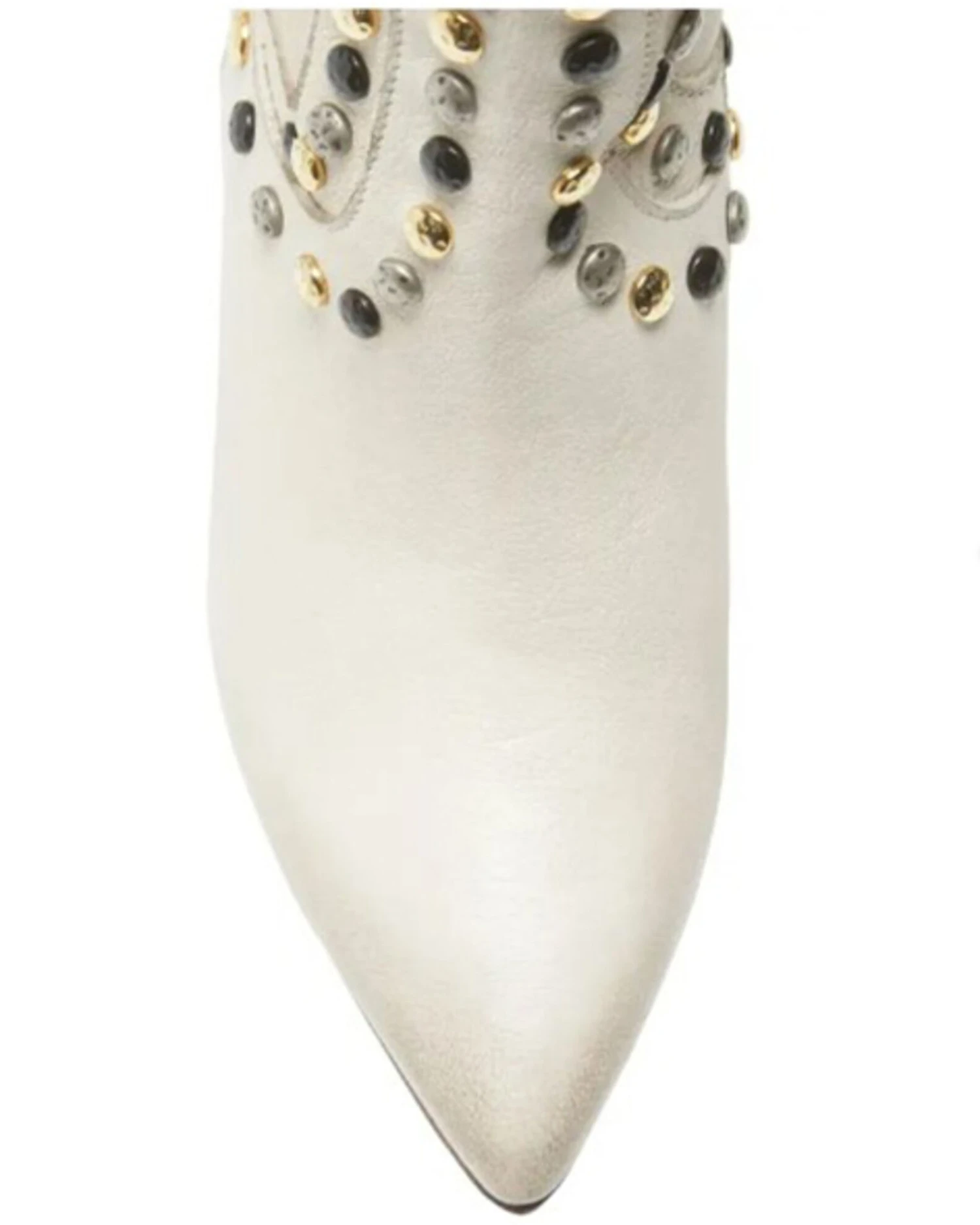 Free People Women's Dakota Heel Studded Western Boots - Pointed Toe 2 Free People Women's Dakota Heel Studded Western Boots - Pointed Toe - Image 2