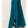 Idyllwind Women's Teal Mid Flare Jeans
