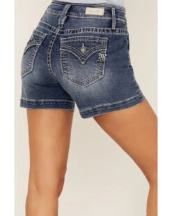 Miss Me Women's Sailor Flap Pocket Denim Jean Shorts 6 Miss Me Women's Sailor Flap Pocket Denim Jean Shorts -Modern Fashion Sales 2000364473 400 P2
