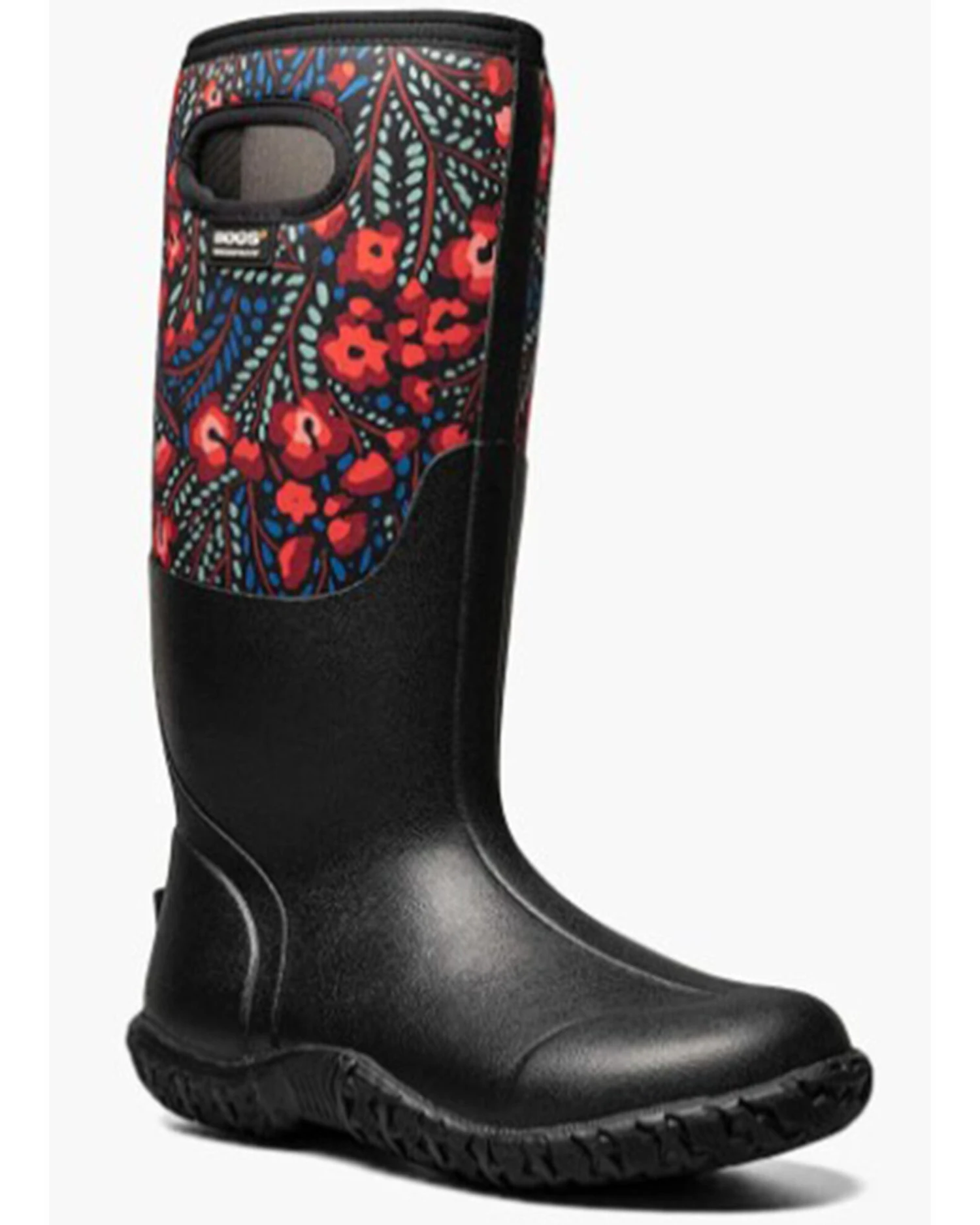 Bogs Women's Mesa Super Flowers Farm Boots - Soft Toe 1 Bogs Women's Mesa Super Flowers Farm Boots - Soft Toe