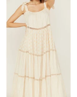 Z&L Women's Amber Sky Sleeveless Midi Dress