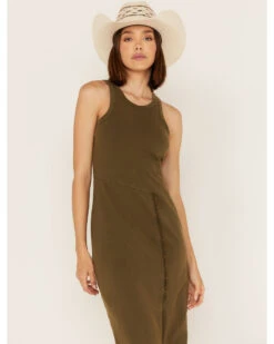 Cleo + Wolf Women's Halter Slit Midi Dress -Modern Fashion Sales 2000364837 341 P2