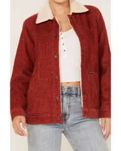 Wrangler Women's Sherpa Lined Corduroy Barn Jacket -Modern Fashion Sales 2000365224 220 P3