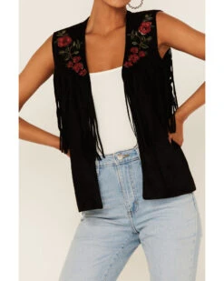 Maggie Sweet Women's Guajira Floral Fringe Vest 6 Maggie Sweet Women's Guajira Floral Fringe Vest -Modern Fashion Sales 2000365859 001 P3