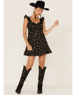 Maggie Sweet Women's Paula Floral Print Sleeveless Mini Dress 6 Maggie Sweet Women's Paula Floral Print Sleeveless Mini Dress -Modern Fashion Sales 2000365861 001 P2