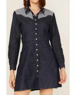 Maggie Sweet Women's Remedios Long Sleeve Western Mini Dress 7 Maggie Sweet Women's Remedios Long Sleeve Western Mini Dress -Modern Fashion Sales 2000365868 400 P3