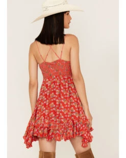 Free People Women's Adella Floral Print Sleeveless Slip Dress -Modern Fashion Sales 2000366152 600 P4