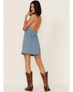 Free People Women's Sami Denim Mini Dress -Modern Fashion Sales 2000366161 400 P4