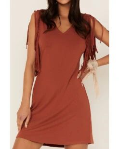 Idyllwind Women's Countrywood Jersey Fringe Dress 7 Idyllwind Women's Countrywood Jersey Fringe Dress -Modern Fashion Sales 2000366764 202 P3