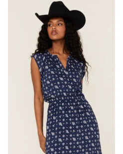 Stetson Women's Ditsy Floral Paisley Print Ruffle Flounce Midi Dress -Modern Fashion Sales 2000366898 400 P2