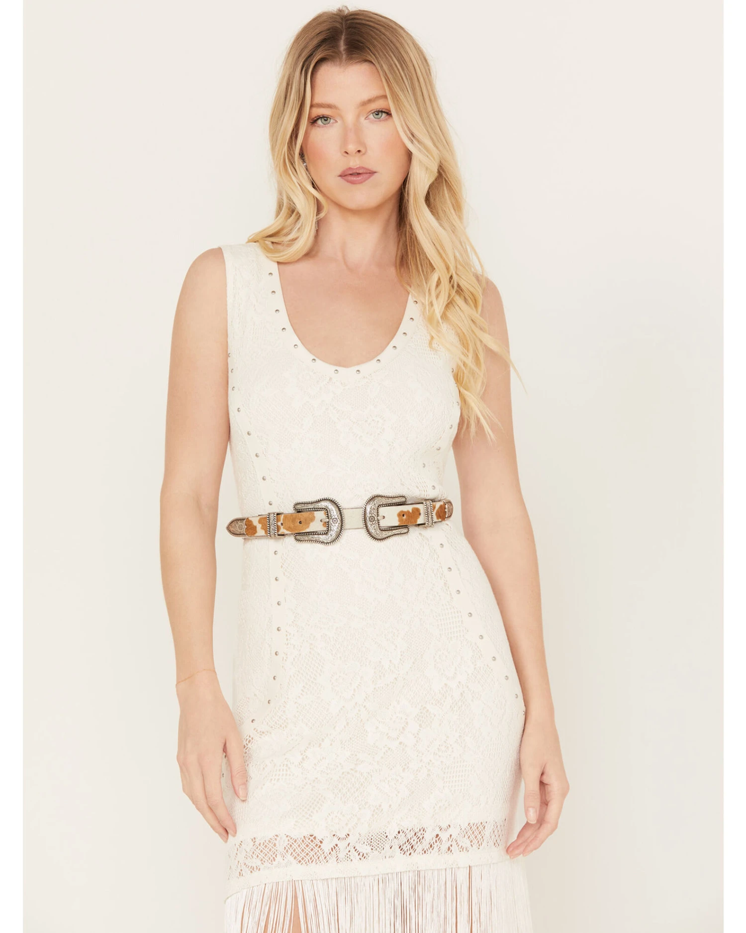 Idyllwind Women's Double Down Western Brown Cow Belt 4 Idyllwind Women's Double Down Western Brown Cow Belt - Image 4