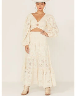 Jen's Pirate Booty Women's Eyelet Lace Rooftop Skirt Dress 7 Jen's Pirate Booty Women's Eyelet Lace Rooftop Skirt Dress -Modern Fashion Sales 2000367184 101 P2