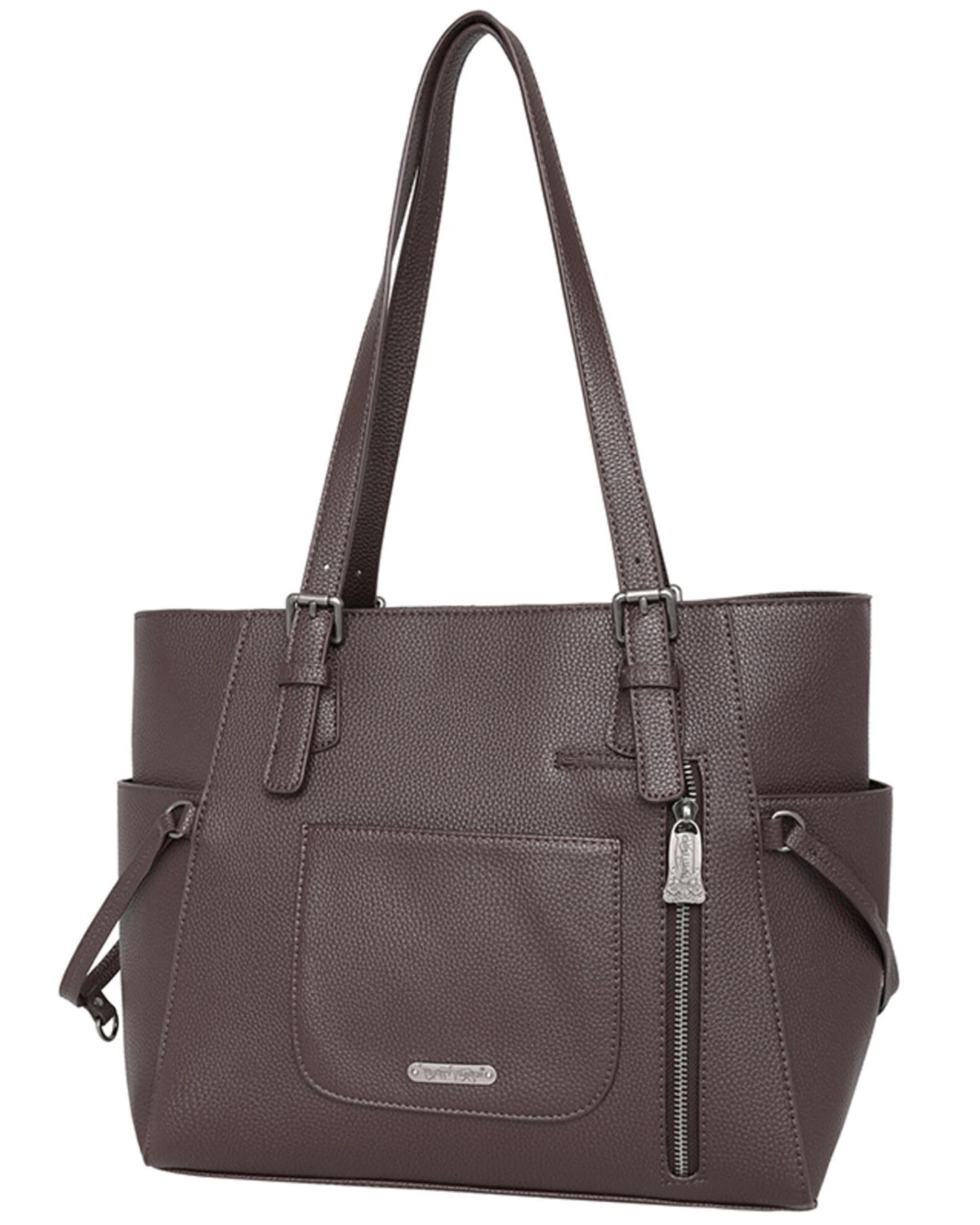 Trinity Ranch Women's Hair-On Turquoise Cowhide Leather Tote Bag 2 Trinity Ranch Women's Hair-On Turquoise Cowhide Leather Tote Bag - Image 2