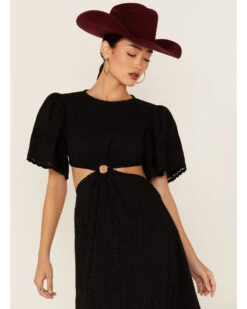 Maia Bergman Women's Crochet Eyelet Open Back Maxi Dress 7 Maia Bergman Women's Crochet Eyelet Open Back Maxi Dress -Modern Fashion Sales 2000367309 410 P2