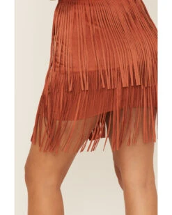 Idyllwind Women's Chestnut Trail Faux Suede Skirt -Modern Fashion Sales 2000367320 202 P4