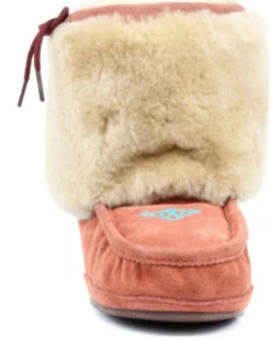 Superlamb Women's Navajo Slip-On Casual Fleece Booties - Moc Toe -Modern Fashion Sales 2000368476 630 P4