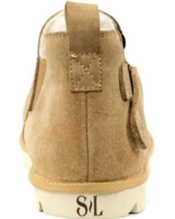 Superlamb Women's Ongi Elastic Velcro Suede Leather Casual Pull On Boot - Round Toe -Modern Fashion Sales 2000368485 280 P5