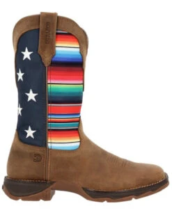 Durango Women's Lady Rebel™ American Flag Serape Work Boots - Square Toe -Modern Fashion Sales 2000368729 200 P2