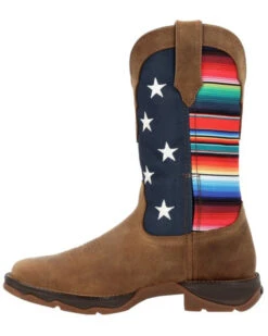 Durango Women's Lady Rebel™ American Flag Serape Work Boots - Square Toe -Modern Fashion Sales 2000368729 200 P3