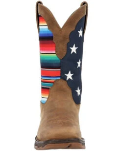 Durango Women's Lady Rebel™ American Flag Serape Work Boots - Square Toe -Modern Fashion Sales 2000368729 200 P4