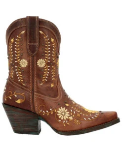 Crush By Durango Women's Golden Wildflower Western Booties - Snip Toe -Modern Fashion Sales 2000368734 703 P2