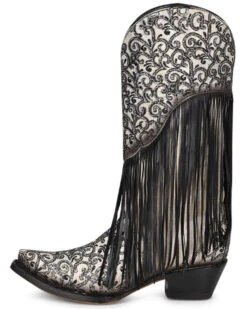 Corral Women's Glitter Fringe Western Boots - Snip Toe -Modern Fashion Sales 2000370785 944 P3